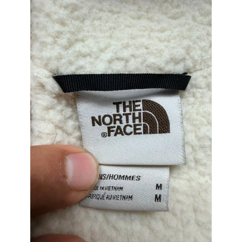 The North Face Mens Black Quilted Sherpa Lined Hooded Bomber Jacket NF0A4QZO M